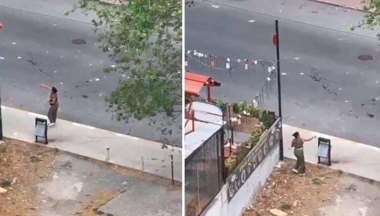 yoldan gecen araclari tas yagmuruna tuttu istanbulda ilginc olay 2LCjcjah