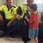 minik goktugun polis olma hayali gerceklesti QJpZIf6V