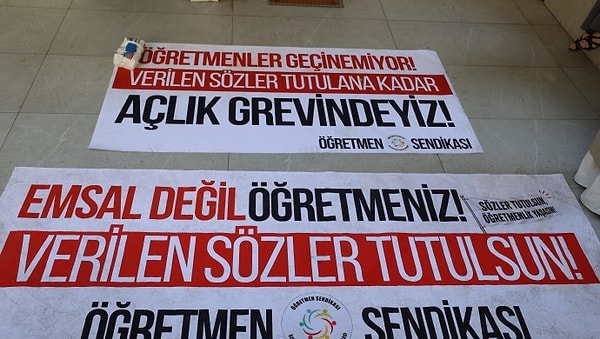 Öğretmenler Hakları İçin Süresiz Açlık Grevi Başlattı
